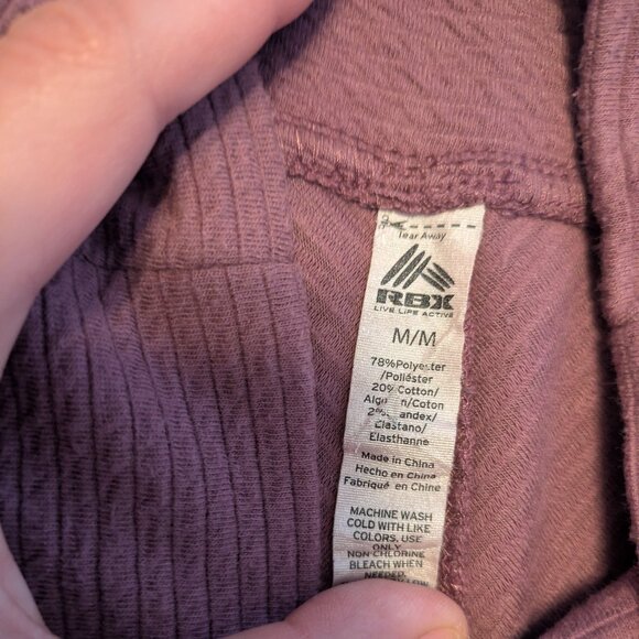 RBX medium turtleneck purple sweater - Picture 5 of 5